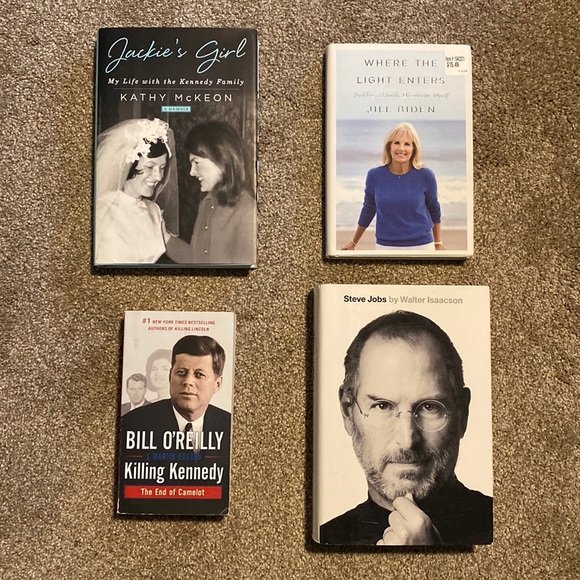 Non Fiction Biographies, Steve Jobs, Jill Biden, John F Kennedy - Picture 1 of 9
